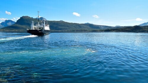 Ferga på vei fra Kjerringøy