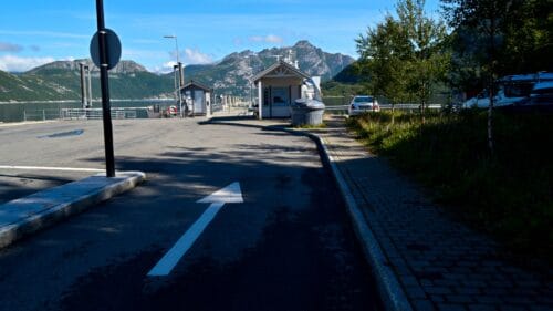 Fergekaia på Festvåg i Bodø