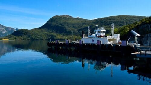 Fergekaia på Festvåg i Bodø